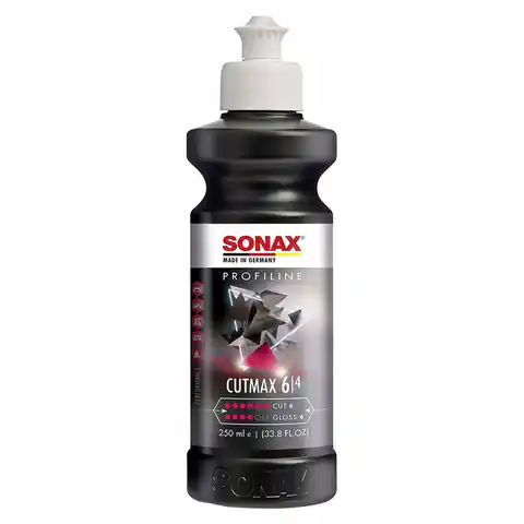⁨SONAX Profiline Cutmax 06-04 250ml - mocno ścierna pasta polerska⁩ w sklepie Wasserman.eu