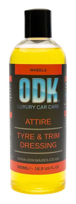 ⁨ODK Attire Tyre and Trim Dressing 500ml - produkt do pięlegnacji opon i plastików zewnętrznych⁩ w sklepie Wasserman.eu