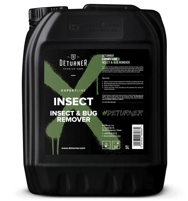⁨Deturner Insect 5L - środek do usuwania owadów z karoserii⁩ w sklepie Wasserman.eu