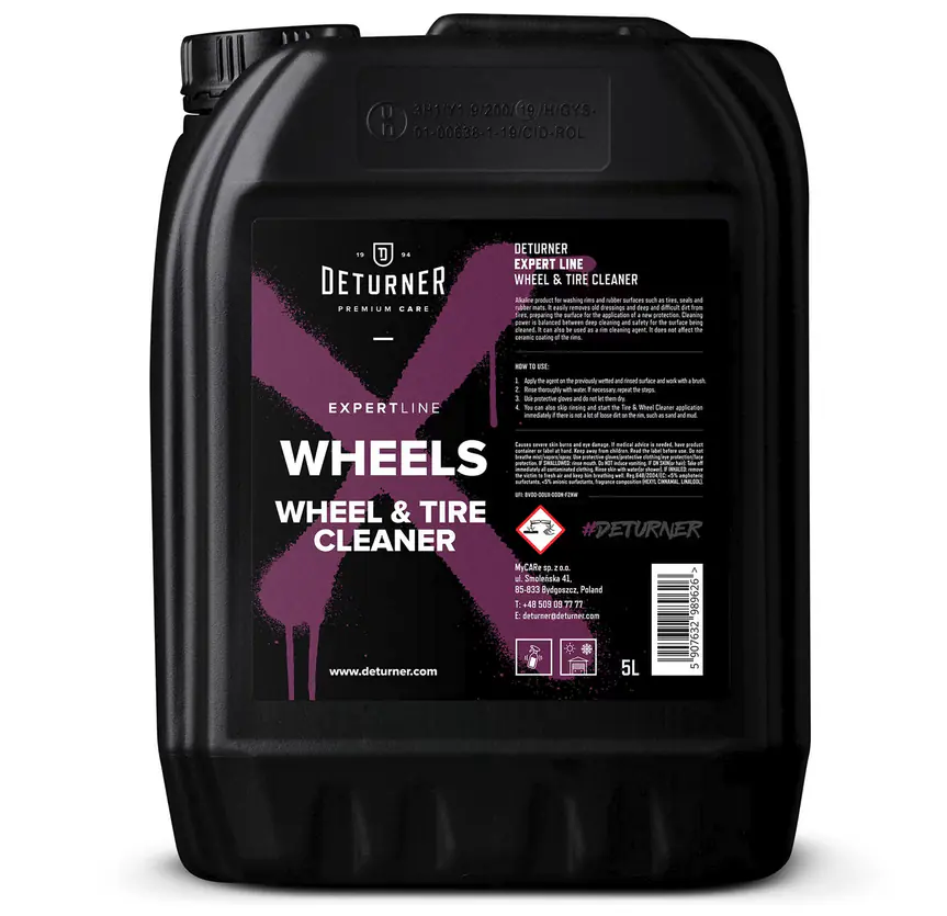 ⁨Deturner Wheels and Tire Cleaner 5L - produkt do czyszczenia felg i opon⁩ w sklepie Wasserman.eu