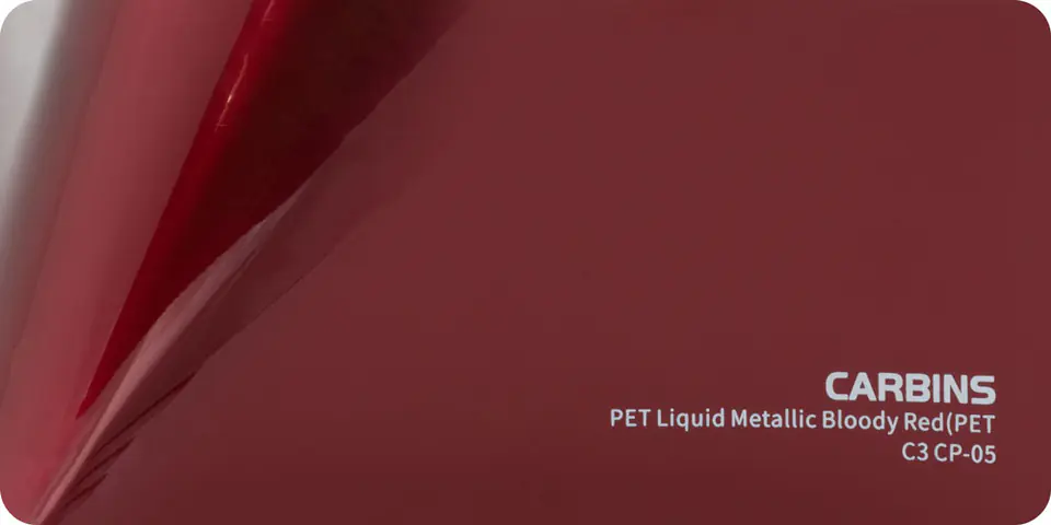 ⁨Carbins C3 CP-05 PET Liquid Metallic Bloody Red 1MB - folia do zmiany koloru samochodu⁩ w sklepie Wasserman.eu