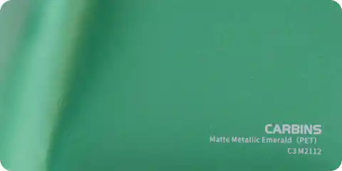 ⁨Carbins C3 M2112 PET Matte Metallic Emerald 1MB - folia do zmiany koloru samochodu⁩ w sklepie Wasserman.eu
