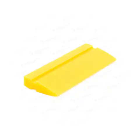 ⁨Carbins Accessories 12cm Yellow PPF Scraper - rakla silikonowa do aplikacji folii ochronnych⁩ w sklepie Wasserman.eu