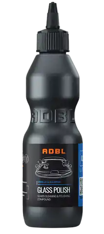 ⁨ADBL Glass Polish 200ml - środek do czyszczenia i polerowania szyb samochodowych, zawiera dwutlenek ceru⁩ w sklepie Wasserman.eu