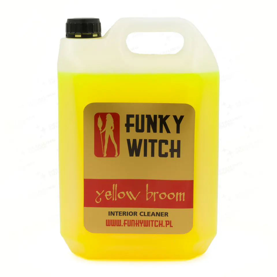 ⁨Funky Witch Yellow Broom Interior Cleaner 5L - preparat do czyszczenia wnętrza samochodu⁩ w sklepie Wasserman.eu