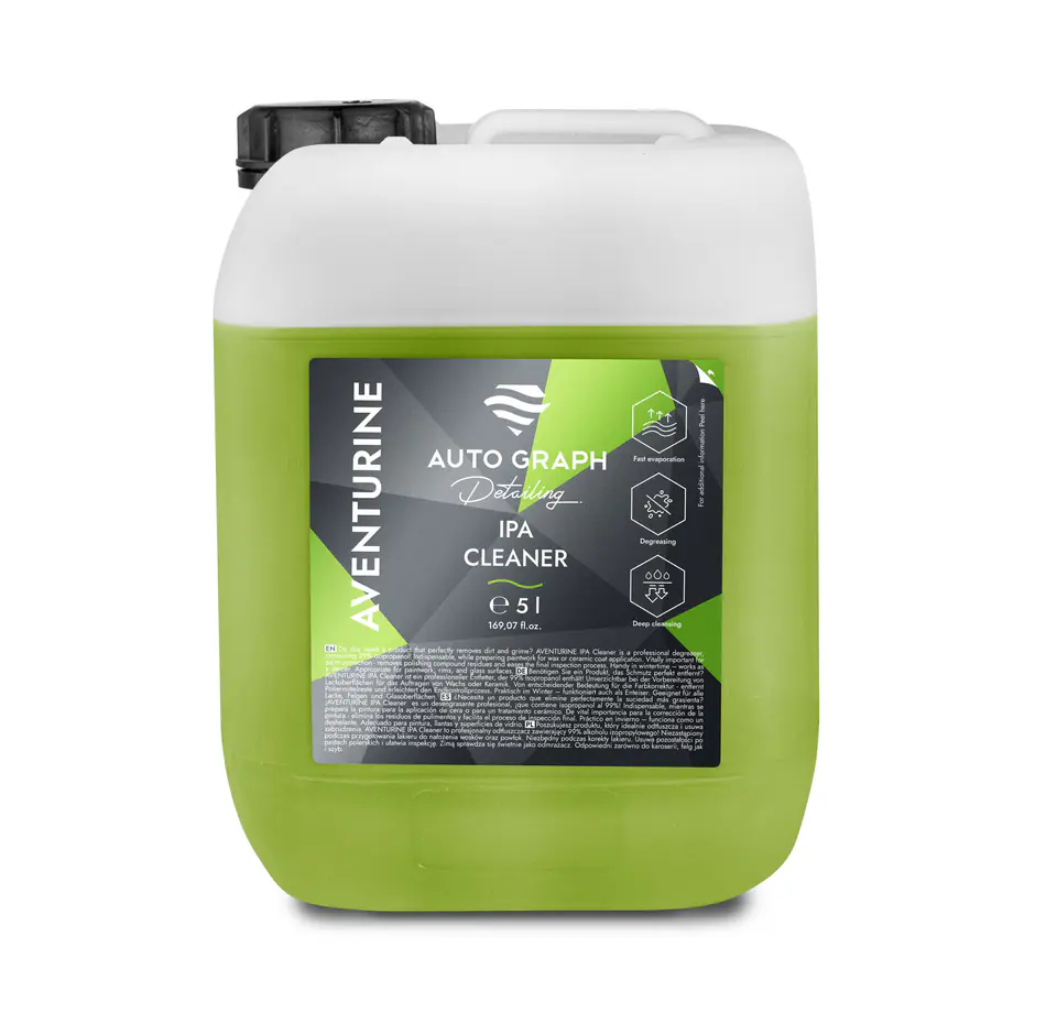 ⁨Auto Graph Aventurine IPA Cleaner 5L - alkohol izopropylowy, odtłuszczacz⁩ w sklepie Wasserman.eu