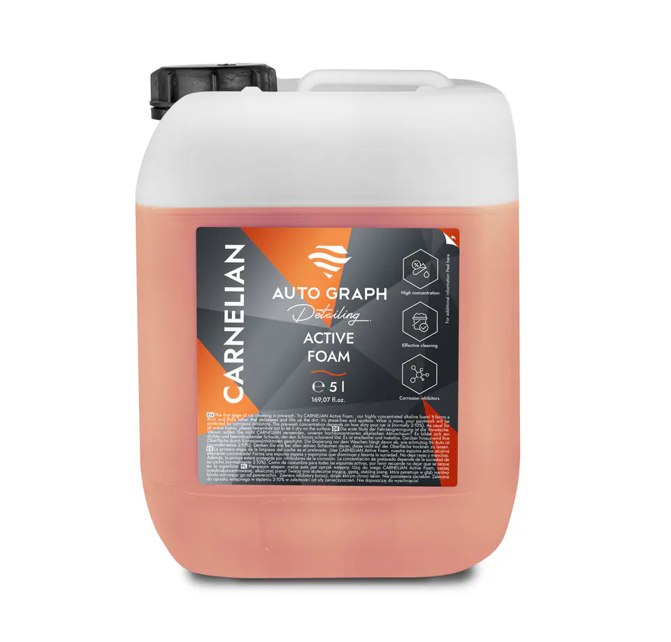 ⁨Auto Graph Carnelian 5L - zasadowa piana aktywna⁩ w sklepie Wasserman.eu