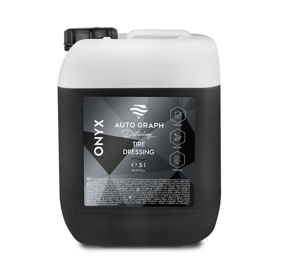 ⁨Auto Graph Onyx Tire Dressing 5L - satynowy dressing do opon⁩ w sklepie Wasserman.eu