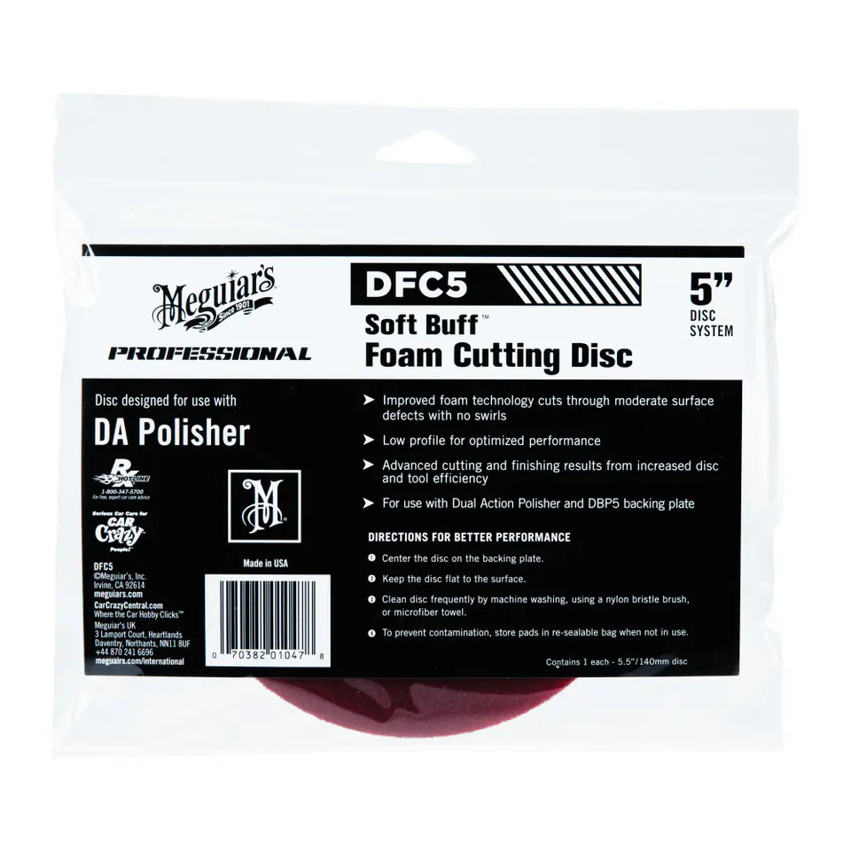 ⁨Meguiar's DA Foam Cutting Disc 5 - tnący pad polerski⁩ w sklepie Wasserman.eu