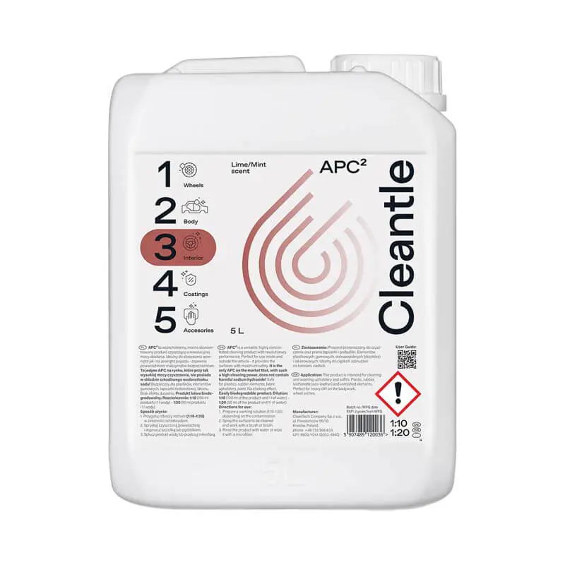 ⁨Cleantle APC Lime / Mint Scent 5L - uniwersalny środek czyszczący⁩ w sklepie Wasserman.eu