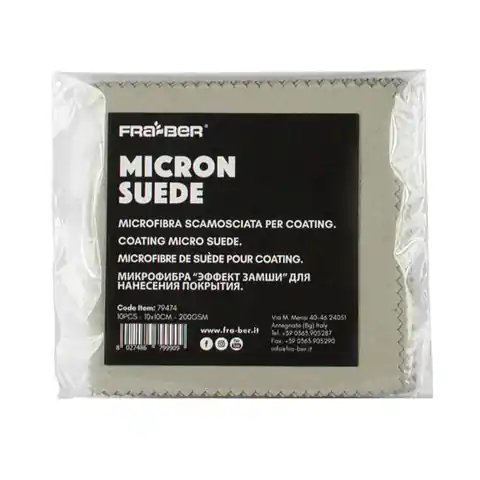 ⁨Innovacar Micron Suede 10x10 200gsm Grey 10 szt. - mikrofibra do powłok ochronnych⁩ w sklepie Wasserman.eu