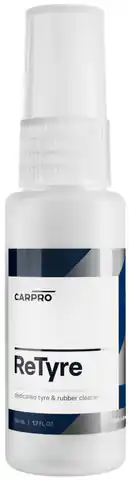 ⁨CarPro ReTyre 50ml - produkt do czyszczenia opon i gumy⁩ w sklepie Wasserman.eu