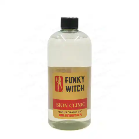 ⁨Funky Witch Skin Clinic Leather Cleaner Soft 1L - środek do czyszczenia skór⁩ w sklepie Wasserman.eu