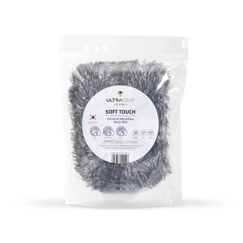 ⁨Ultracoat Soft Touch Premium Microfibre Wash Mitt - rękawica do mycia auta⁩ w sklepie Wasserman.eu