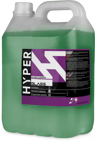 ⁨Hyper Glass Cleaner 5L - płyn do mycia szyb samochodowych⁩ w sklepie Wasserman.eu