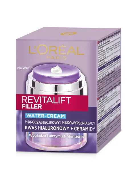 Loreal REVITALIFT FILLER Ujędrniający Krem do twarzy Water-Cream 50ml w sklepie Wasserman.eu