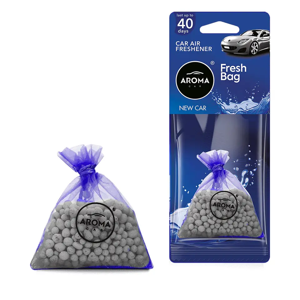 ⁨Odświeżacz powietrza aroma car fresh bag new car - new - ceramic⁩ w sklepie Wasserman.eu