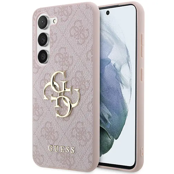 ⁨Guess GUHCSA354GMGPI A35 A356 różowy/pink hardcase 4G Big Metal Logo⁩ w sklepie Wasserman.eu