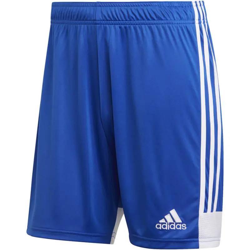 ⁨Spodenki adidas Tastigo 19 Shorts Jr (kolor Niebieski, rozmiar 128cm)⁩ w sklepie Wasserman.eu