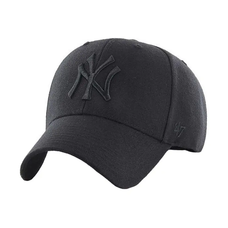 ⁨Czapka z daszkiem 47 Brand New York Yankees MVP Cap B-MVPSP17WBP (kolor Czarny, rozmiar One size)⁩ w sklepie Wasserman.eu