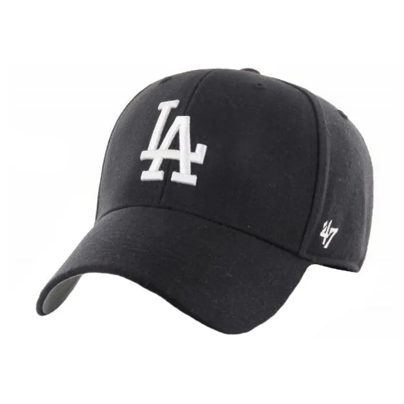 ⁨Czapka z daszkiem 47 Brand Los Angeles Dodgers Cap (kolor Czarny, rozmiar One size)⁩ w sklepie Wasserman.eu