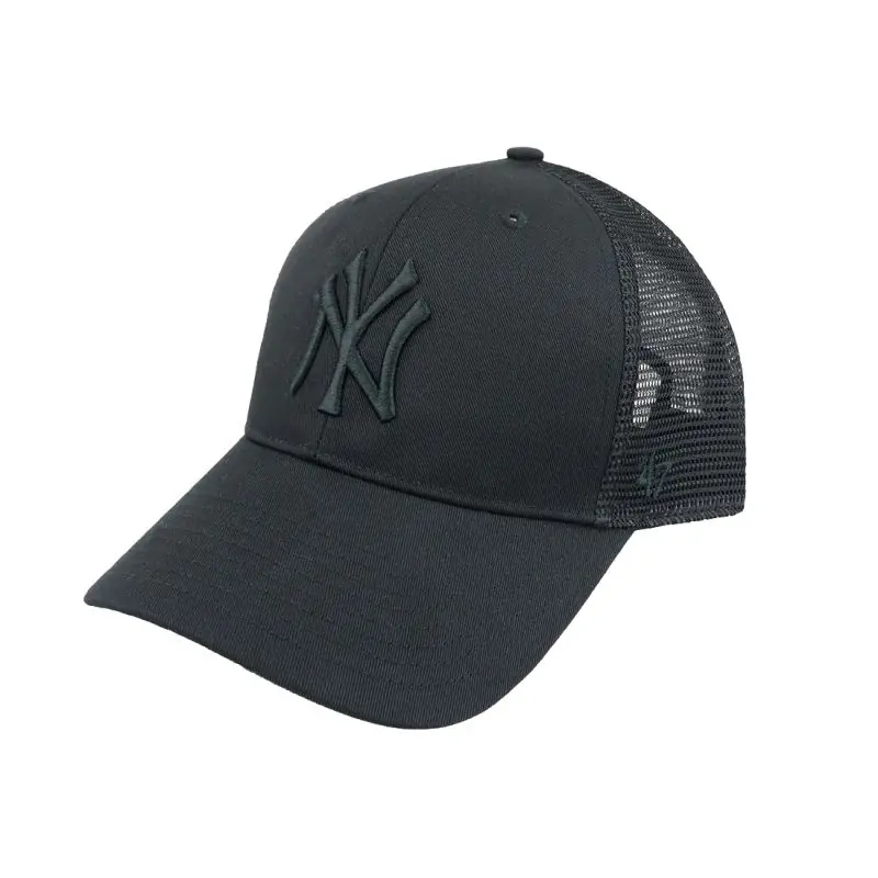 ⁨Czapka z daszkiem 47 Brand MLB New York Yankees Branson Cap B-BRANS17CTP (kolor Czarny, rozmiar One size)⁩ w sklepie Wasserman.eu