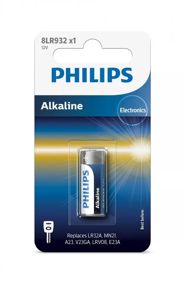 ⁨12.0V alkaline battery (LR23A / 8LR23) blister⁩ at Wasserman.eu