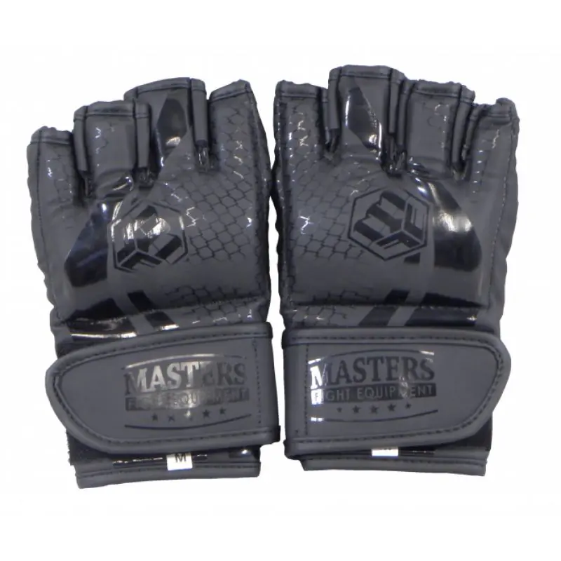 Rękawice do MMA Masters GFT-MATT-BLACK M (kolor Czarny, rozmiar XL) w sklepie Wasserman.eu