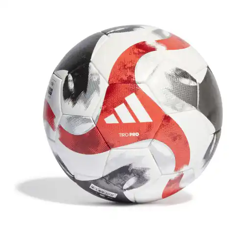 ⁨Piłka nożna adidas Tiro Pro (kolor Biały. Czarny. Czerwony, rozmiar 5)⁩ w sklepie Wasserman.eu