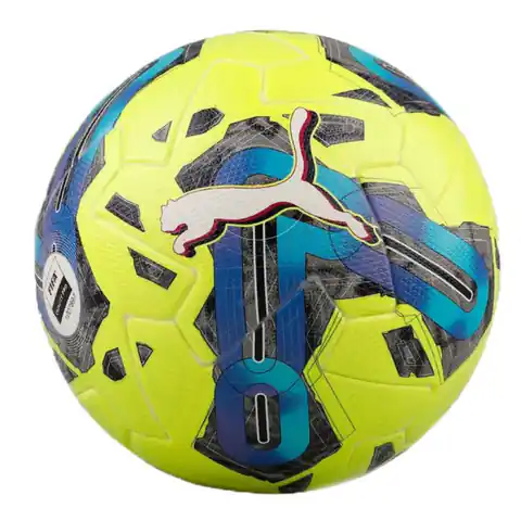 ⁨Piłka nożna Puma Orbita 1 TB FIFA Quality Pro 83774 (kolor Niebieski. Żółty, rozmiar 5)⁩ w sklepie Wasserman.eu