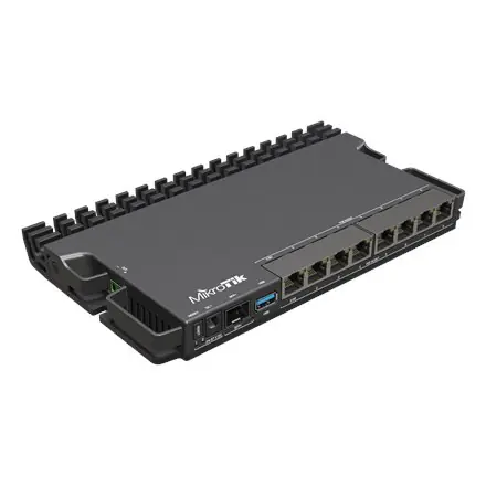 ⁨MikroTik RouterBOARD RB5009UPr+S+IN No Wi-Fi, Router Switch, Rack Mountable, 10/100/1000 Mbit/s, Ethernet LAN (RJ-45) ports 7, M⁩ w sklepie Wasserman.eu