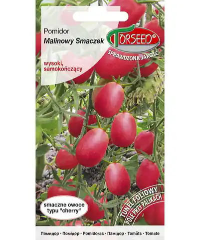 ⁨Nasiona Pomidor wysoki Malinowy Smaczek cherry 01g⁩ w sklepie Wasserman.eu