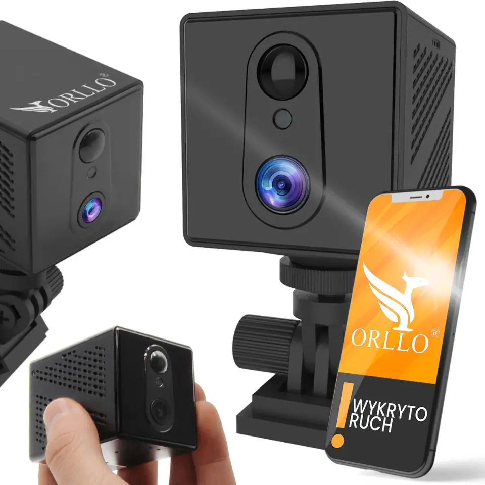 ⁨Camera IP Orllo Mini Camera Bezprzewodowa GSM 4G LTE ORLLO W8 PRO SIM⁩ at Wasserman.eu