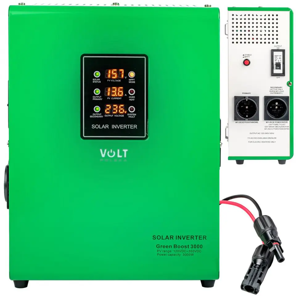 Przetwornica solarna VOLT POLSKA GREEN BOOST MPPT 3000 (120-350VDC) w sklepie Wasserman.eu