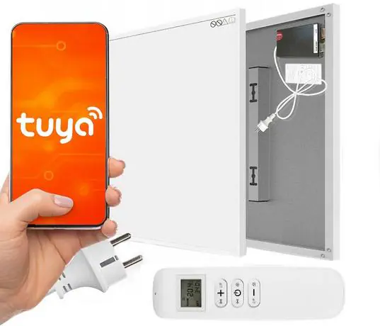 ⁨Panel grzewczy IR CRONOS Graphene PRO CGP-580TWP White⁩ w sklepie Wasserman.eu