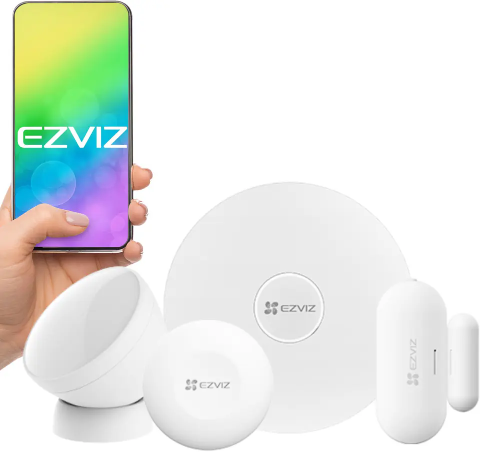 ⁨EZVIZ WIFI ALARM KIT⁩ at Wasserman.eu