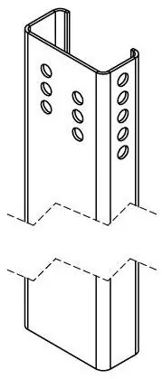 ⁨PODPORA PRZEDNIA GRUNT STANDARD L2500, CORAB XPF_WS007N.4.0000⁩ w sklepie Wasserman.eu