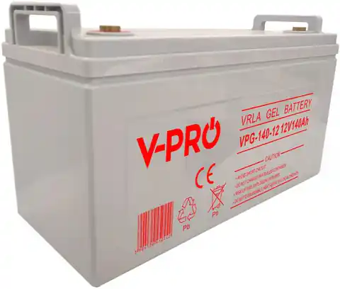 ⁨Akumulator Volt Polska Gel VPRO Solar 12V 140Ah⁩ w sklepie Wasserman.eu