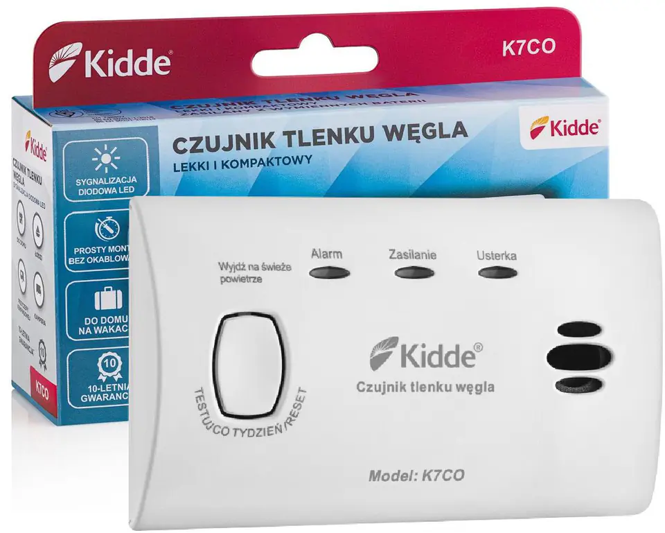 ⁨Czujnik tlenku węgla K7CO Kidde⁩ at Wasserman.eu