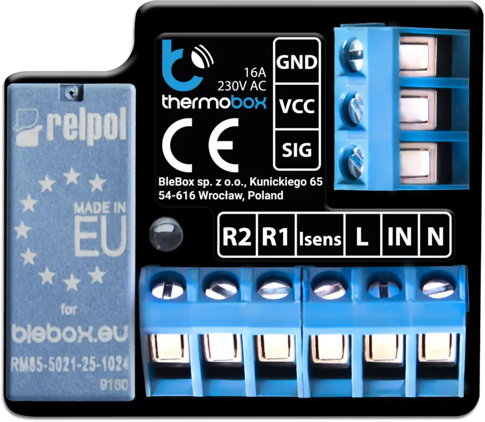 BLEBOX - thermobox BEZPRZEWODOWY INTELIGENTNY TERMOSTAT w sklepie Wasserman.eu