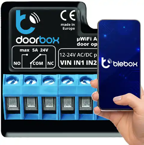 ⁨Blebox doorBox - door and gate controller - μWiFi⁩ at Wasserman.eu