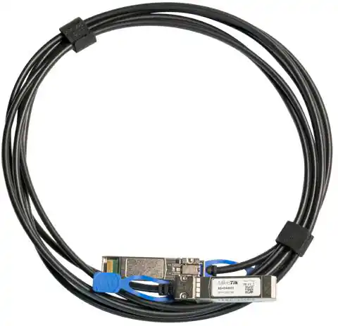 ⁨MikroTik 25GBase Direct Attach Cable XS+DA0003 SFP/SFP+/SFP28 Maximum transfer distance 3 m Supports SFP 1G/SFP+ 10G/25G SFP28, 25 Gbit/s⁩ at Wasserman.eu