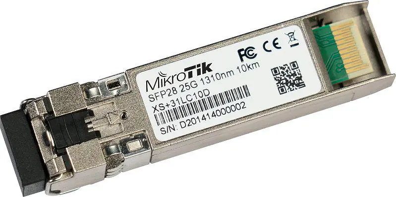 MODUŁ SFP+ MIKROTIK XS+31LC10D SFP/SFP+/SFP28 w sklepie Wasserman.eu