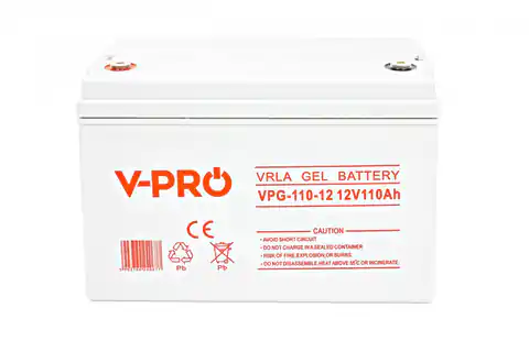 ⁨Akumulator Volt Polska GEL VPRO Solar 12V 110Ah⁩ w sklepie Wasserman.eu