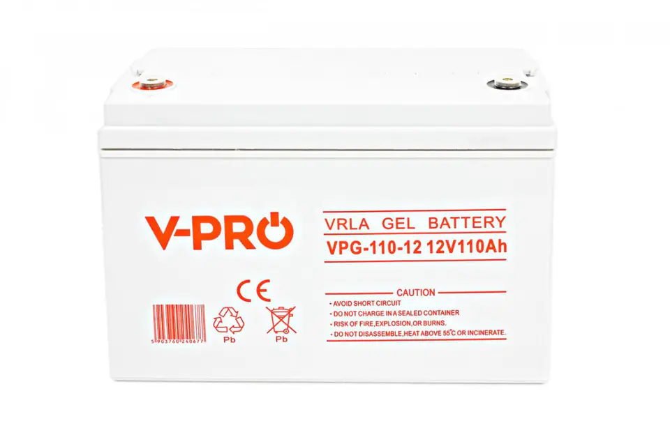 ⁨VOLT POLSKA AKUMULATOR GEL VPRO SOLAR 12V 110Ah⁩ at Wasserman.eu