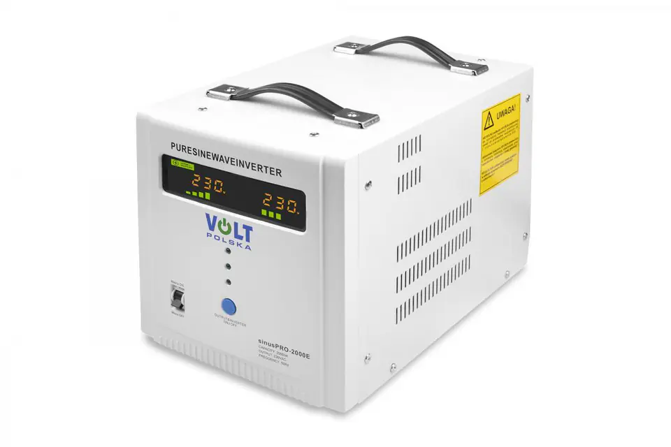 ⁨VOLT POLSKA UNINTERRUPTIBLE POWER SUPPLY SINUS PRO 2000 E 12/230V⁩ at Wasserman.eu