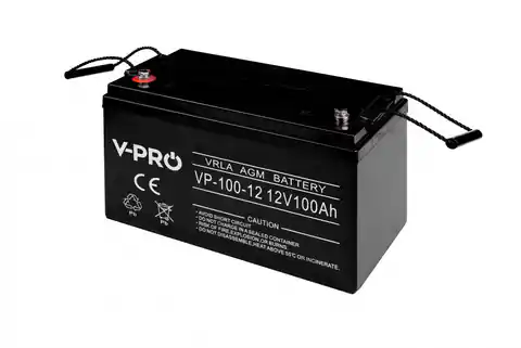 ⁨Akumulator Volt Polska VPRO 12V 100Ah⁩ w sklepie Wasserman.eu