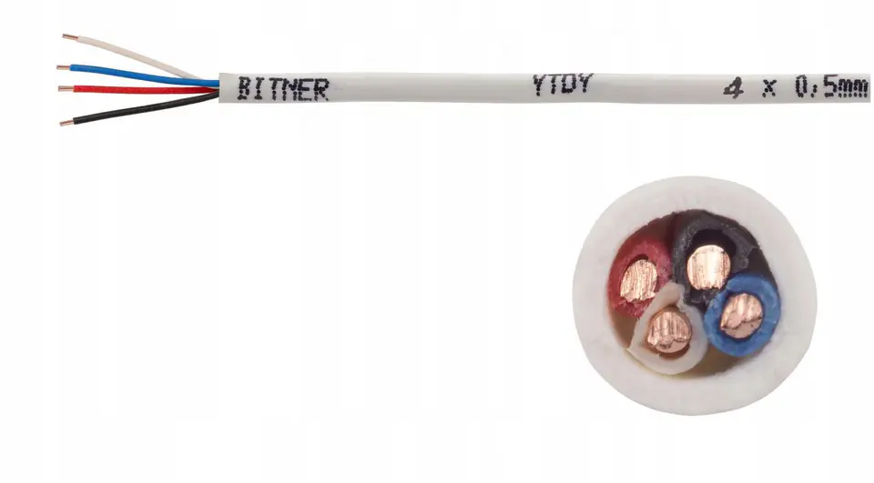 ⁨ALARM CABLE BITNER YTDY 12X0.5 - 100M⁩ at Wasserman.eu