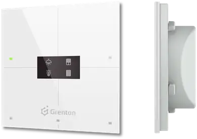 ⁨GRENTON - SMART PANEL 4B, OLED, TF-bus, BIAŁY (2.0)⁩ w sklepie Wasserman.eu