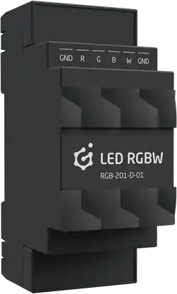 ⁨GRENTON RGBW LED DIMMING MODULE GRENTON / DIN RAIL MOUNTING / TF-BUS⁩ at Wasserman.eu